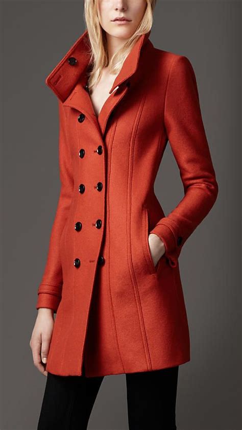 burberry london wool a line coat|Burberry London coats women.